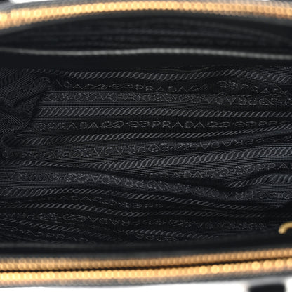 Prada Saffiano Small Galleria Double Zip Tote Black 5 of 10