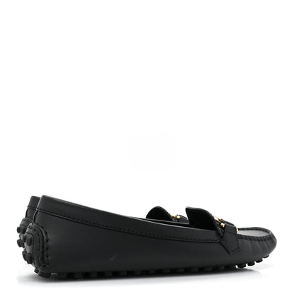 Louis Vuitton Calfskin Dauphine Loafers 36 Black 4 of 11