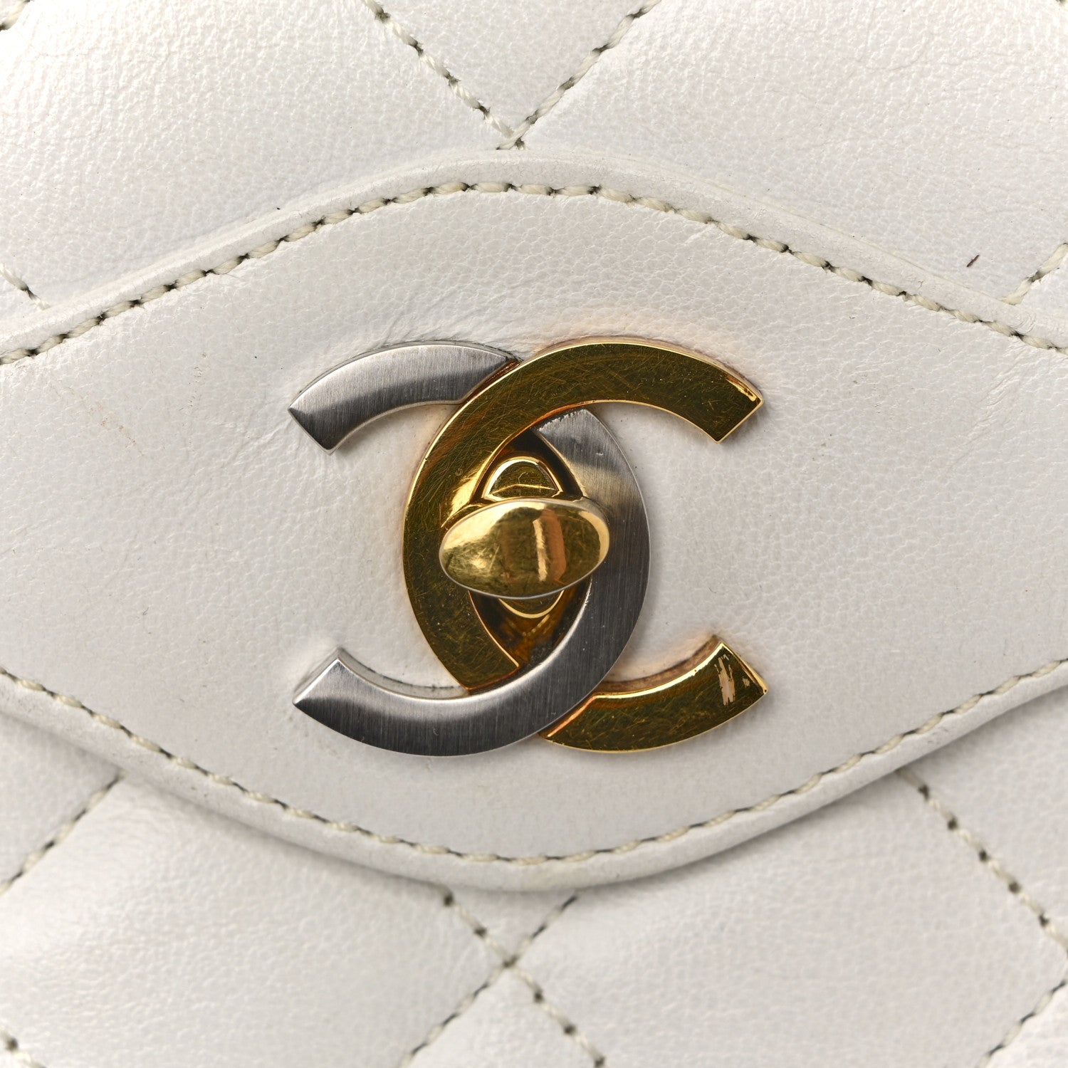 Chanel Lambskin Quilted Small Flap White 12 of 17
