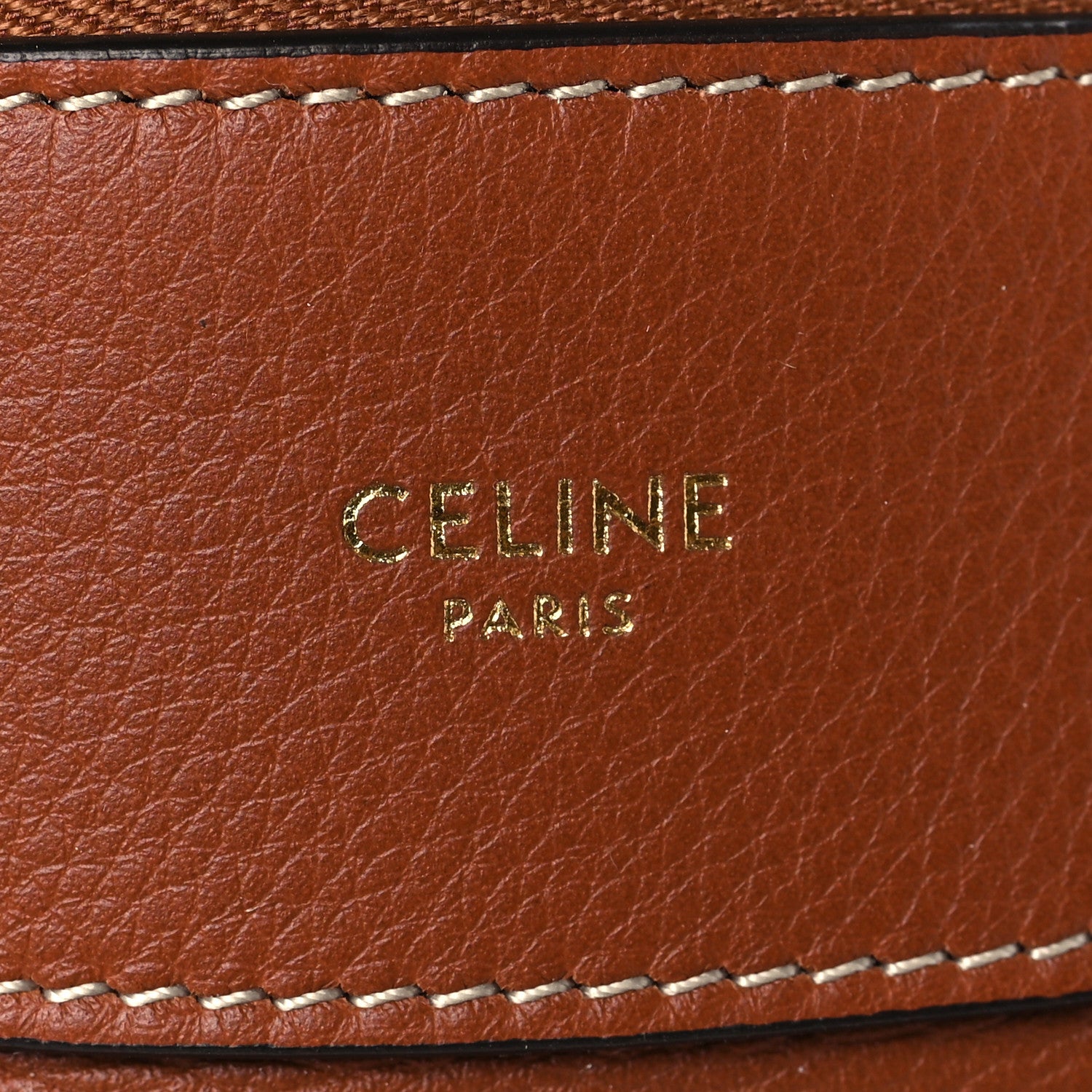 Celine Supple Calfskin Medium Romy Shoulder Bag Tan 6 of 11