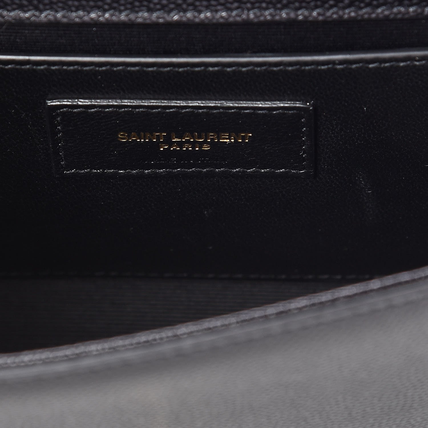 Saint Laurent Grain De Poudre Small Monogram Kate Satchel Black 9 of 10