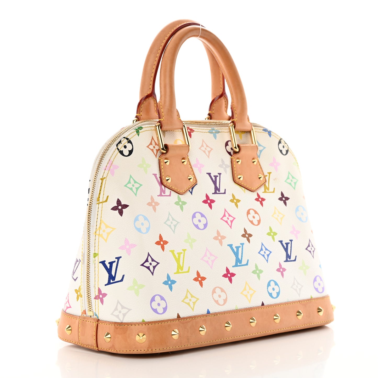 Monogram Multicolor Alma PM White
