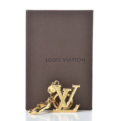 Louis Vuitton LV Facettes Bag Charm Key Holder Gold 5 of 5