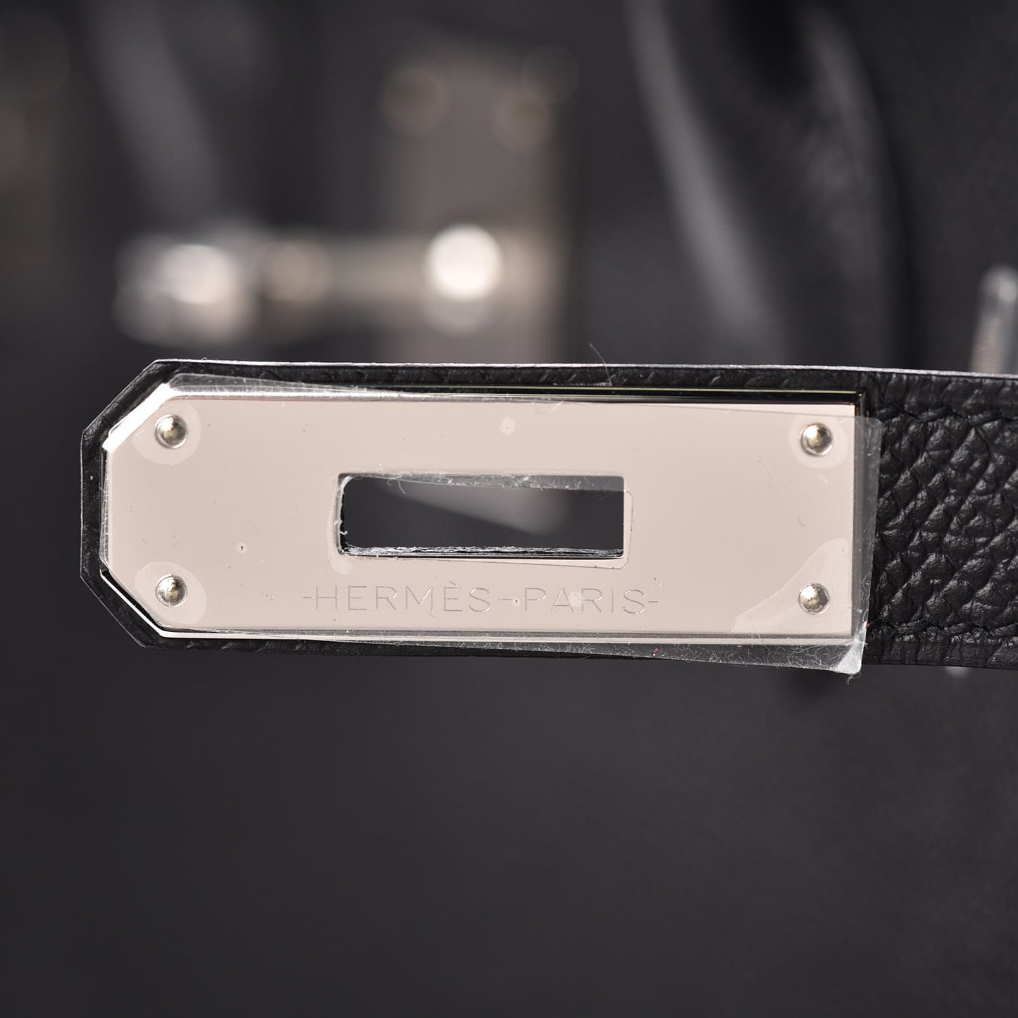 Epsom Birkin 35 Black