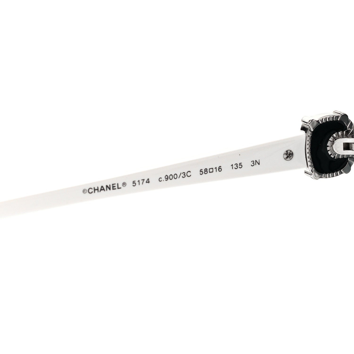 Chanel Acetate CC Sunglasses 5174 White 5 of 8