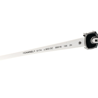 Chanel Acetate CC Sunglasses 5174 White 5 of 8