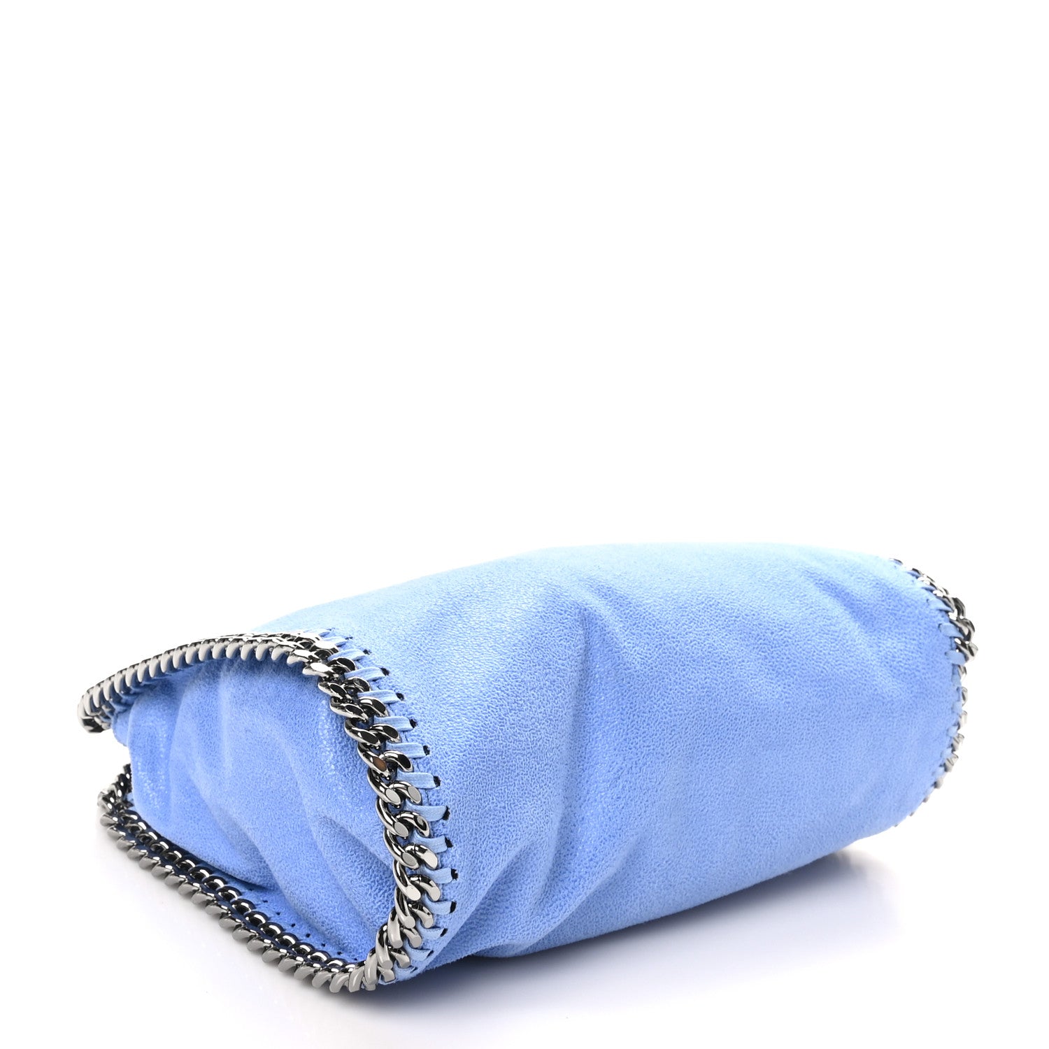 Stella McCartney Shaggy Deer Mini Falabella Fold Over Tote Cerulean 3 of 8