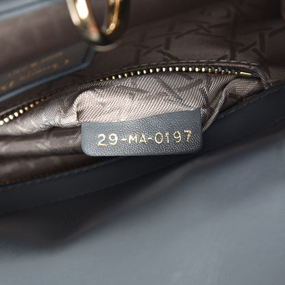 Christian Dior Lambskin Cannage Small My Lady Dior Blue Grey 8 of 10