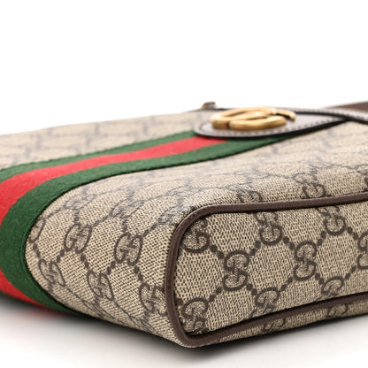 Gucci GG Supreme Monogram Web Small Ophidia Messenger Bag Brown 9 of 9