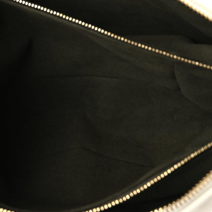 Louis Vuitton Lambskin Embossed Monogram Coussin PM Cream 7 of 10