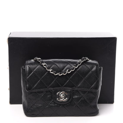 Chanel Caviar Quilted Mini Square Flap Black 11 of 11