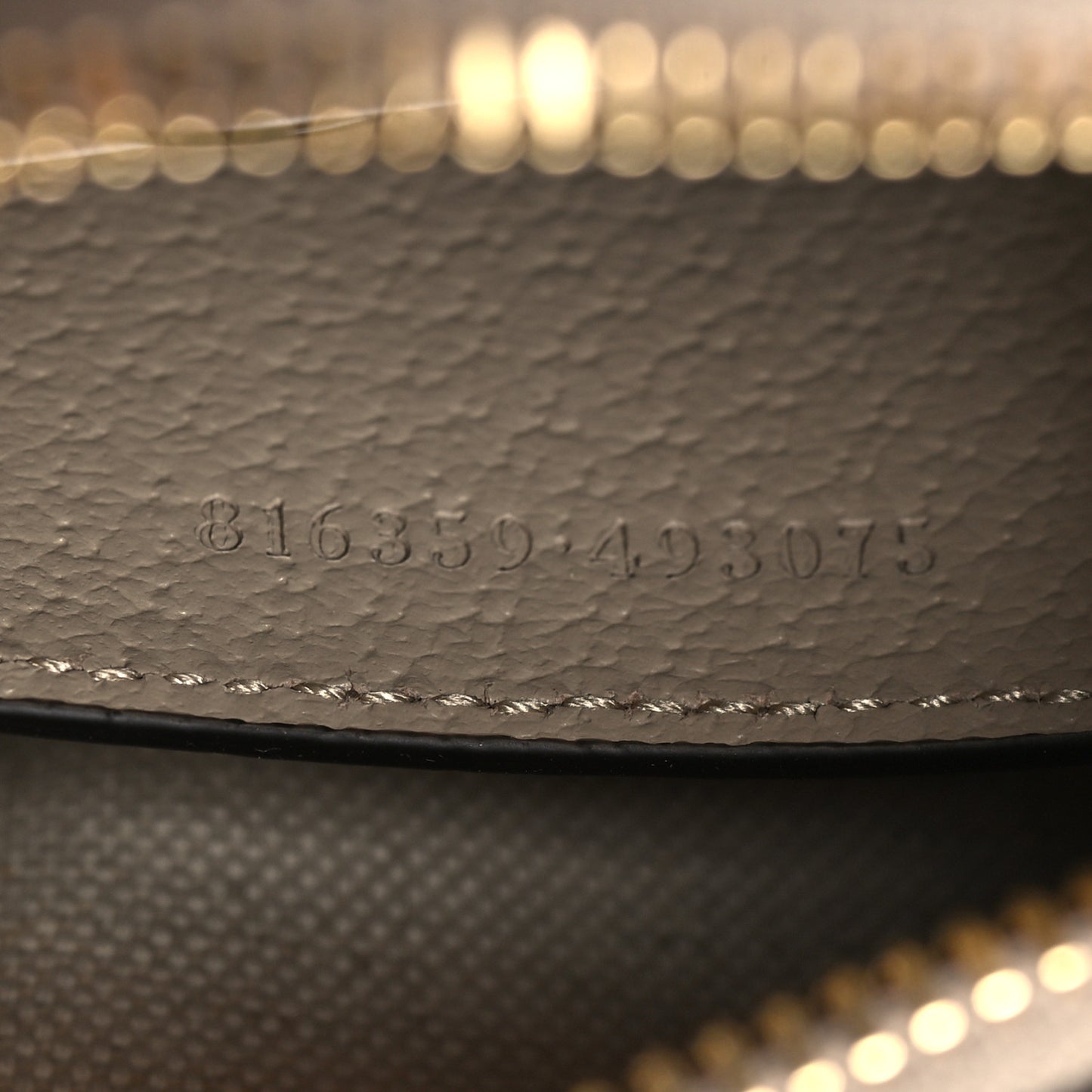 GG Supreme Monogram Textured Dollar Calfskin Mini Ophidia Shoulder Bag Beige Mystic White Oatmeal