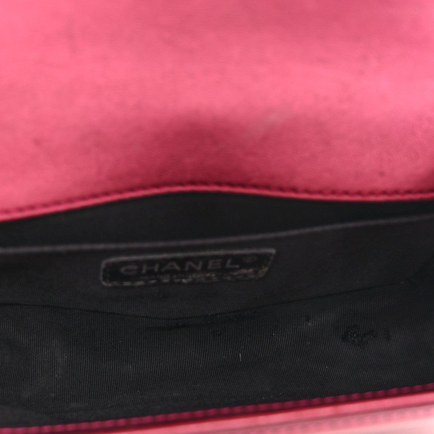 Chanel Metallic Patent Calfskin Quilted Small Boy Flap Pink 5 of 13