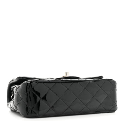 Chanel Patent Calfskin Quilted Mini Rectangular Flap Black 4 of 11