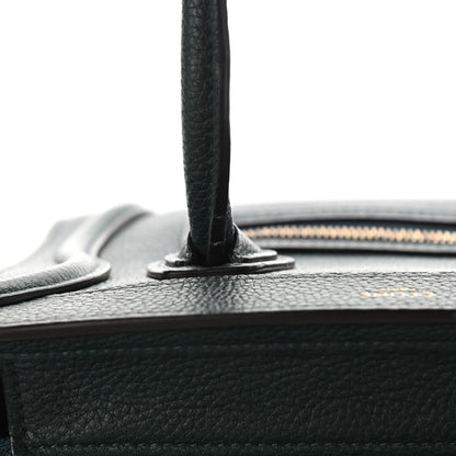 Celine Drummed Calfskin Nano Luggage Amazone 14 of 15