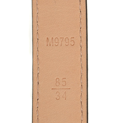Louis Vuitton Suede Pepite Belt 85 34 4 of 6