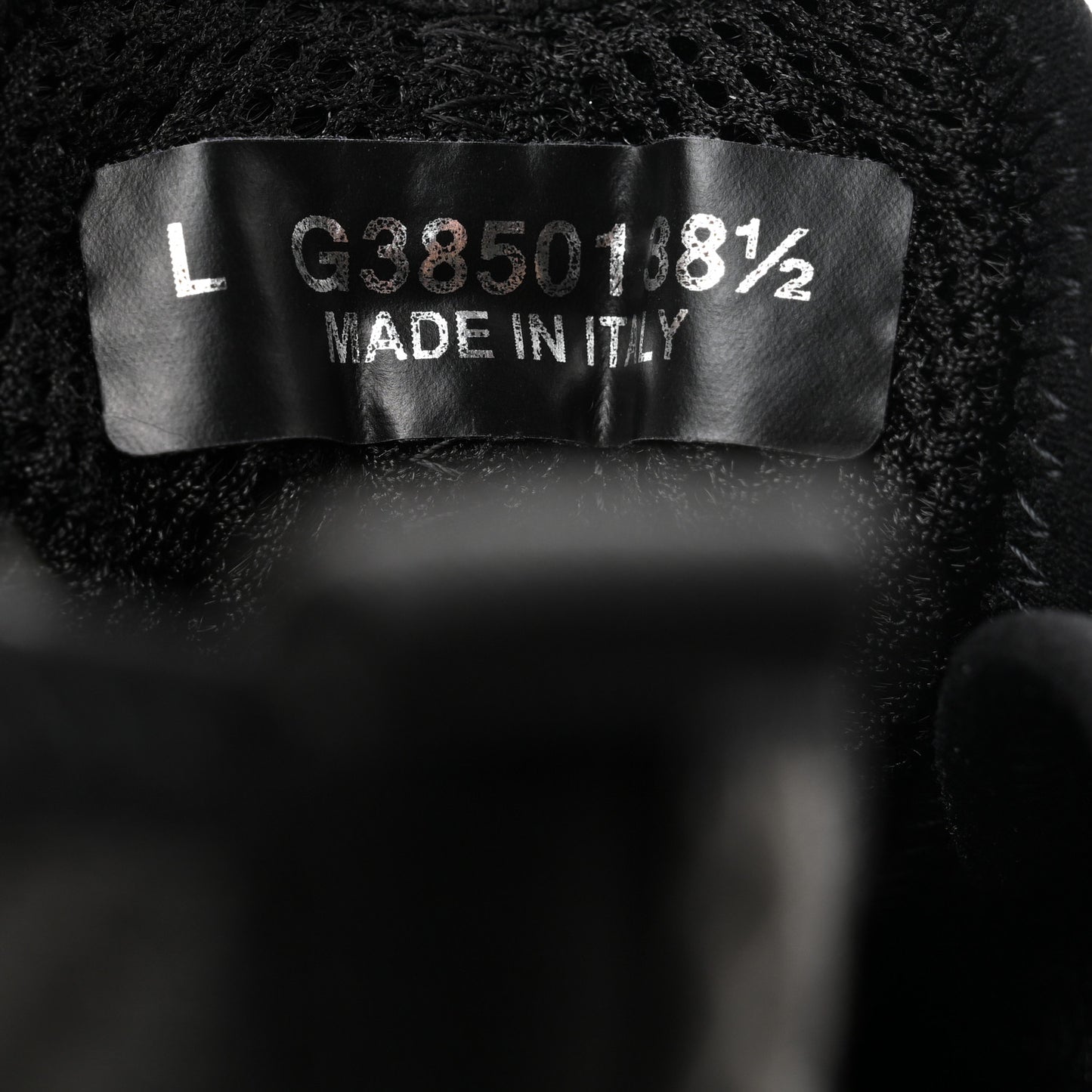 Suede Calfskin Mixed Fibers CC Sneakers 38.5 Black