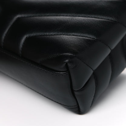 Saint Laurent Calfskin Y Quilted Monogram Toy Loulou Crossbody Bag Black 13 of 13