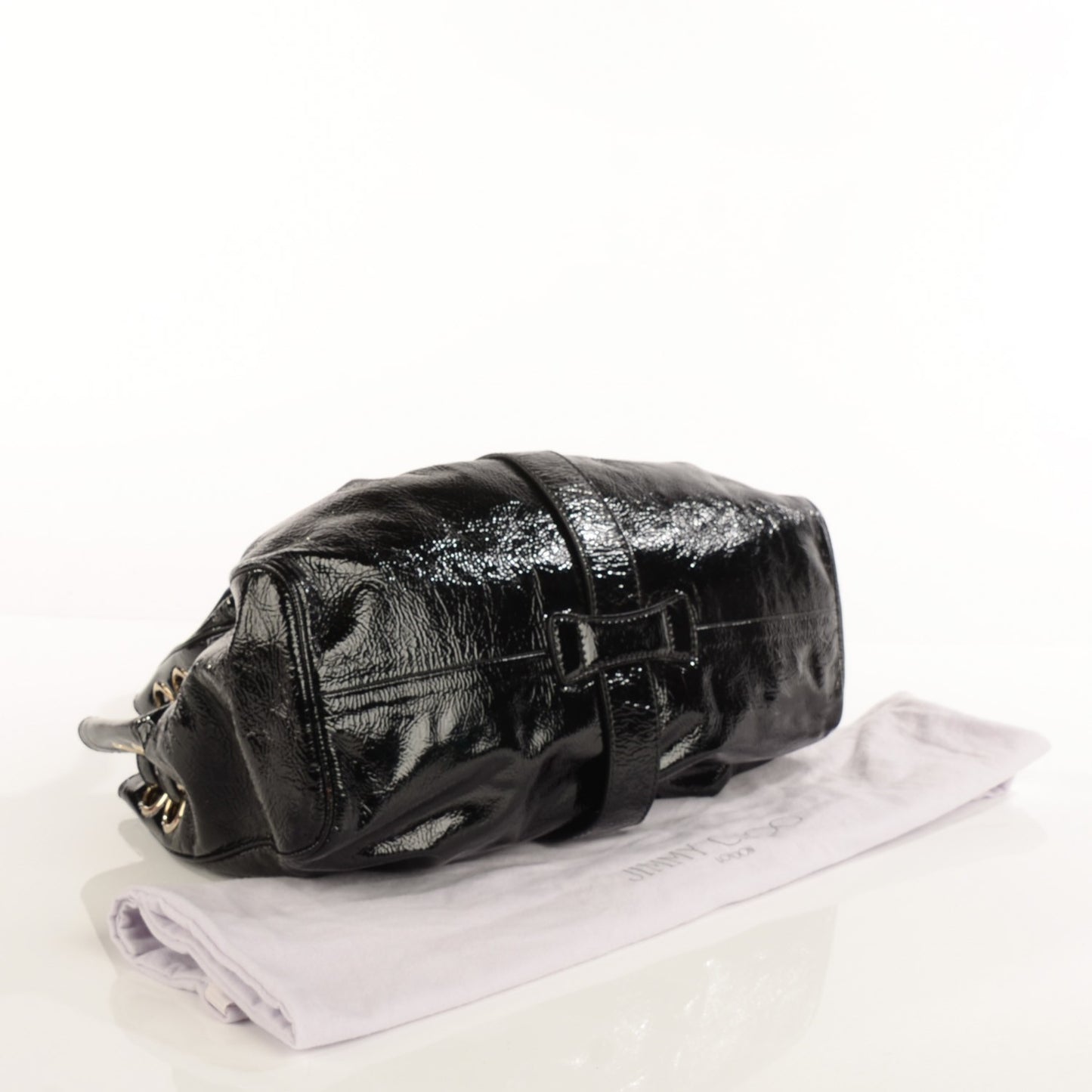 Crushed Patent Ramona Black