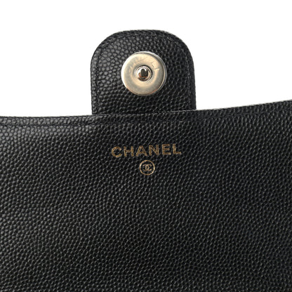 Chanel Caviar Fabric Graffiti Foldable Tote Bag With Chain Black Multicolor 5 of 17