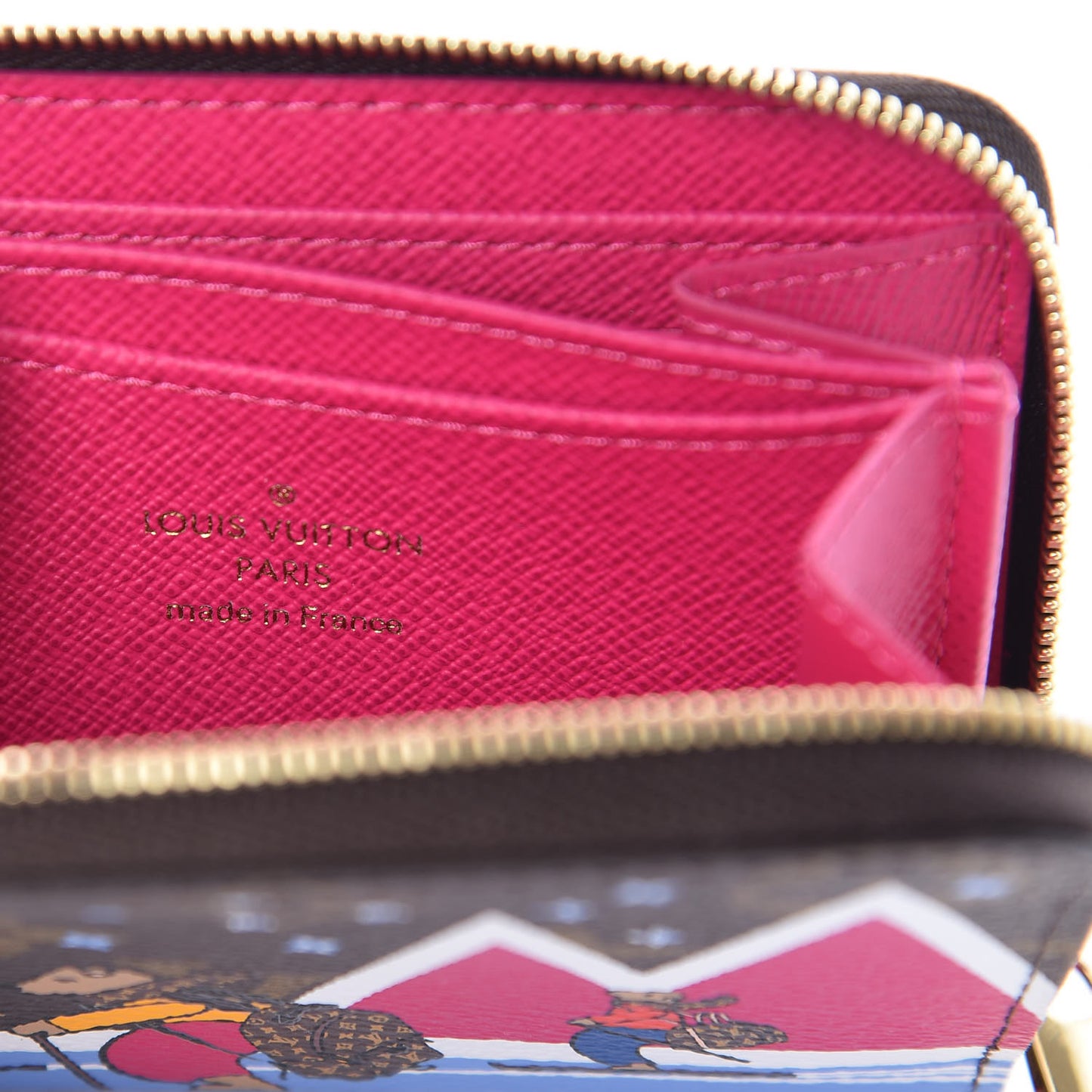 Monogram 2018 Christmas Animation Zippy Coin Purse