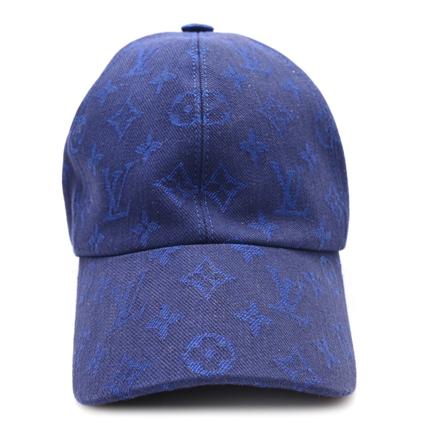 Louis Vuitton Cotton Monogram Essential Cap M Blue 3 of 8