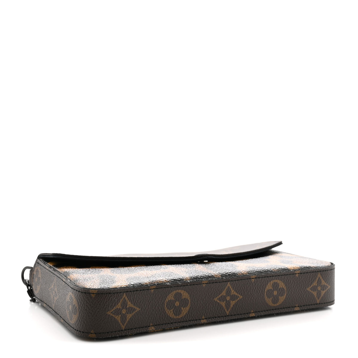 Louis Vuitton Monogram Animal Print Pochette Felicie Chain Wallet 5 of 11