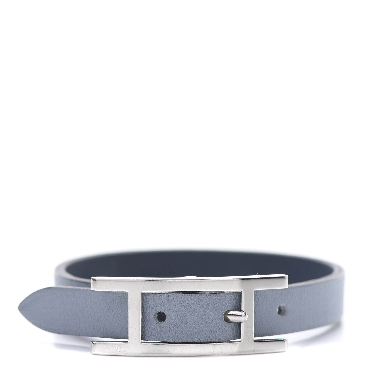 Hermes Swift Behapi Single Tour Bracelet Bleu Lin Colvert 1 of 5
