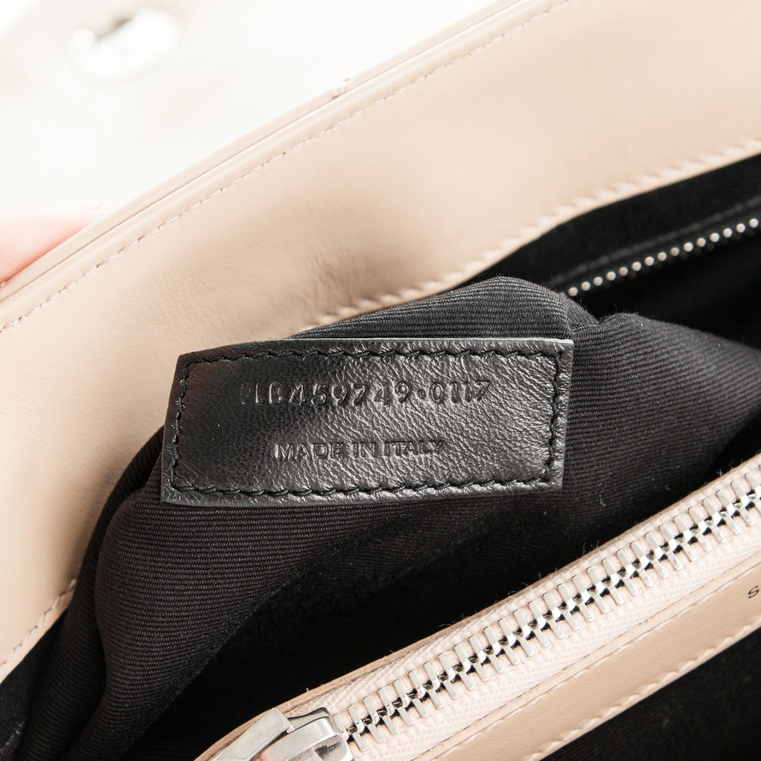 Saint Laurent Calfskin Y Quilted Monogram Medium Loulou Chain Satchel Rose Antic 7 of 7