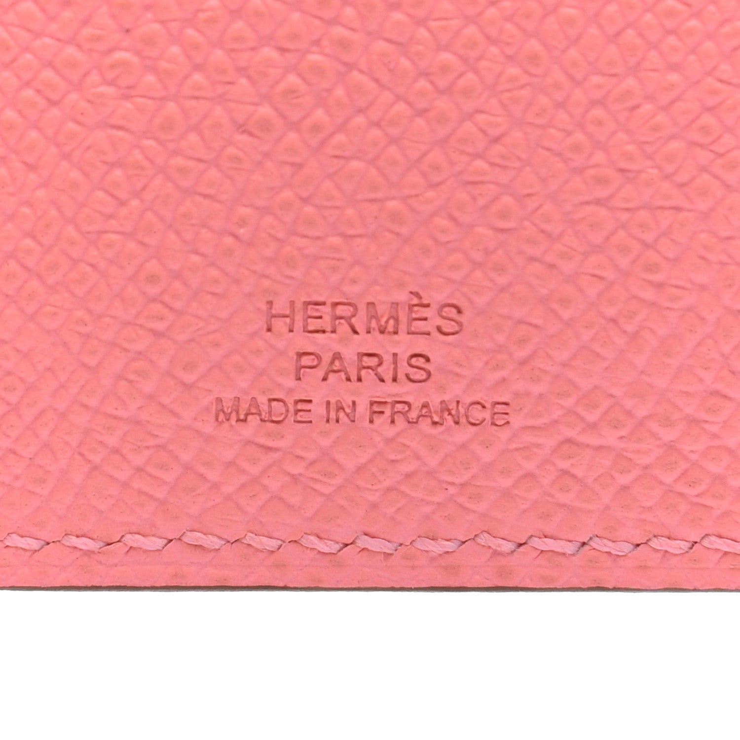 Hermes Epsom Tarmac Dot PM Passport Holder Rose Azalee 6 of 8