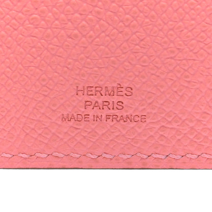 Hermes Epsom Tarmac Dot PM Passport Holder Rose Azalee 6 of 8