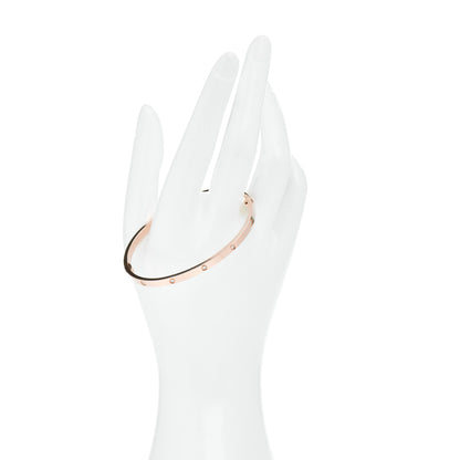 Cartier 18K Pink Gold 10 Diamond Small LOVE Bracelet 18 2 of 5