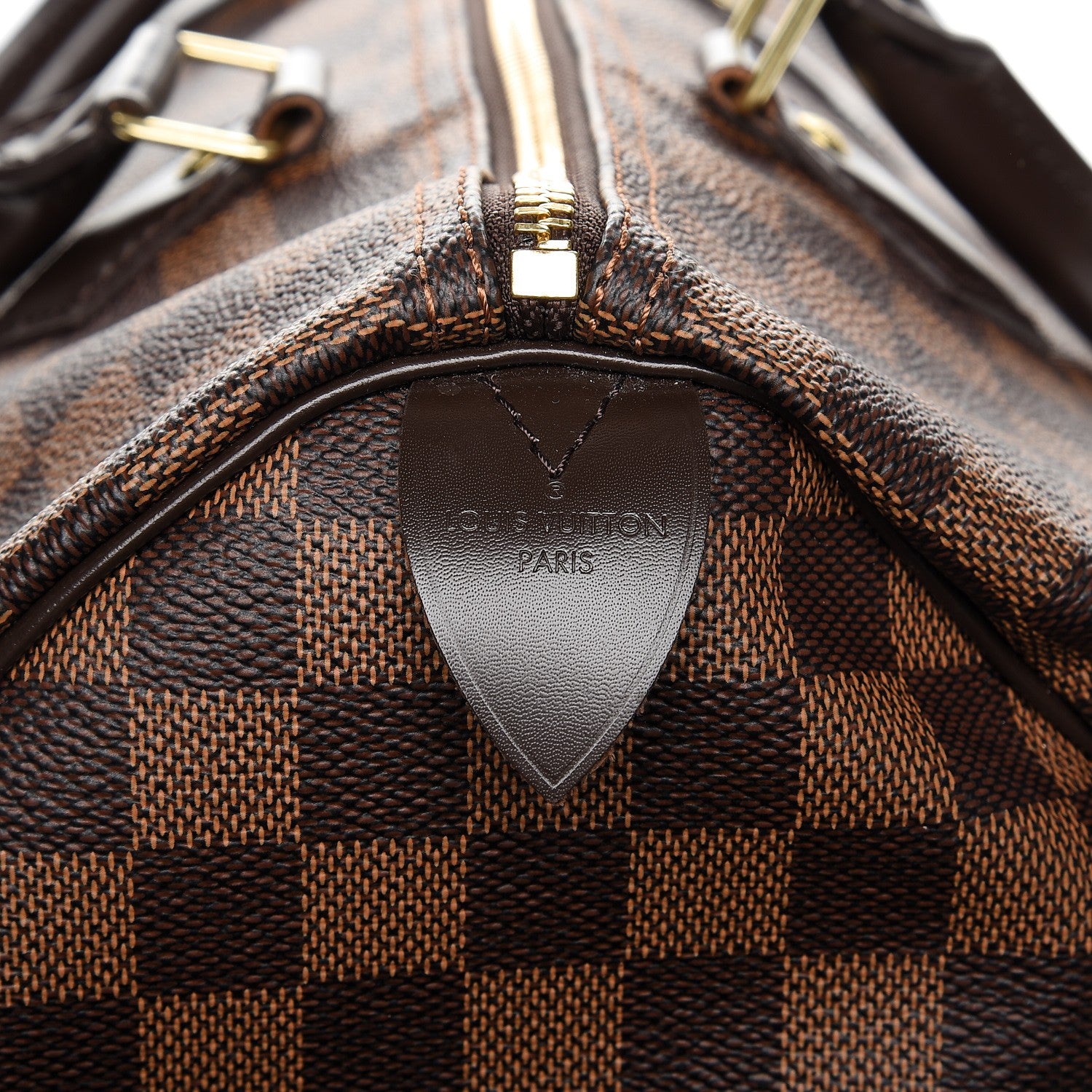 Louis Vuitton Damier Ebene Speedy 35 6 of 9