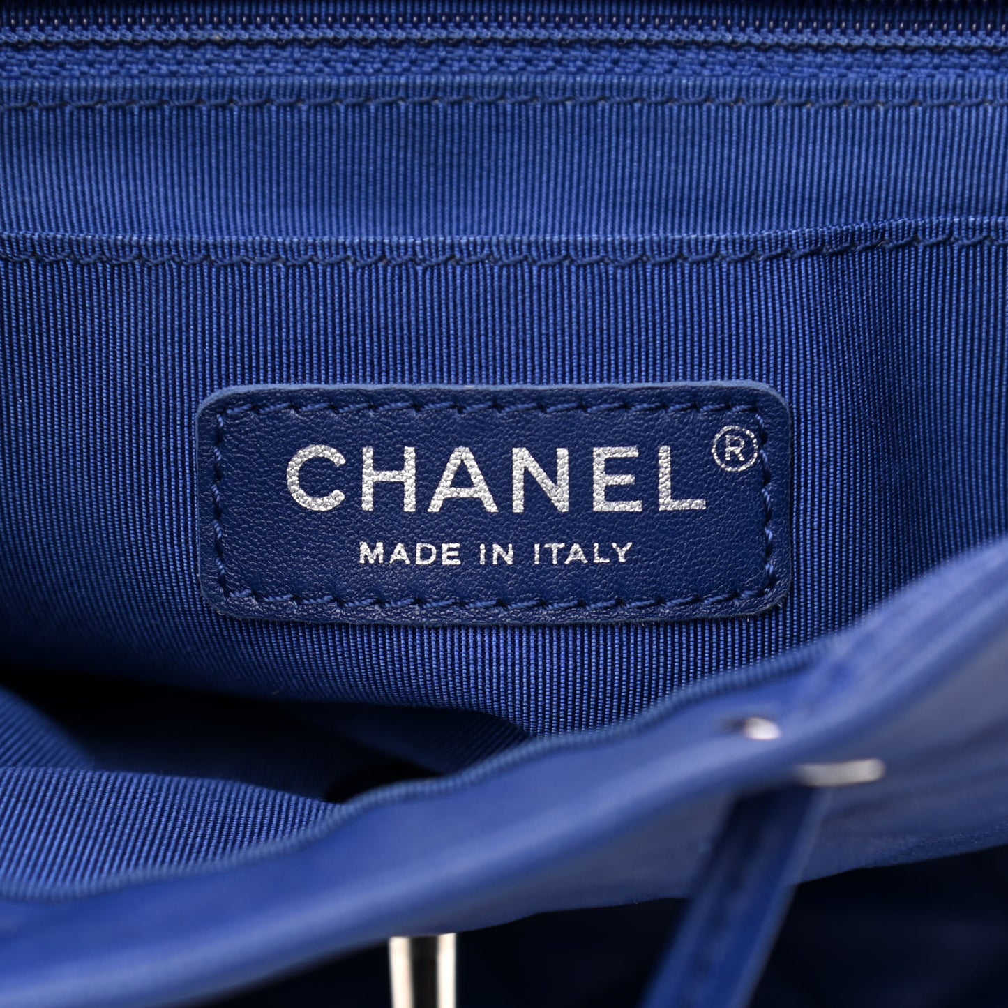 Lambskin Quilted Small Urban Spirit Backpack Blue