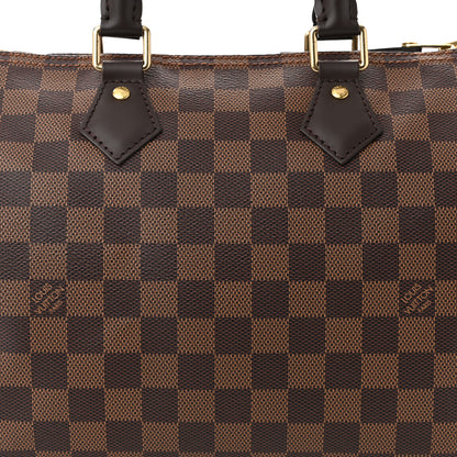 Louis Vuitton Damier Ebene Speedy 25 7 of 9