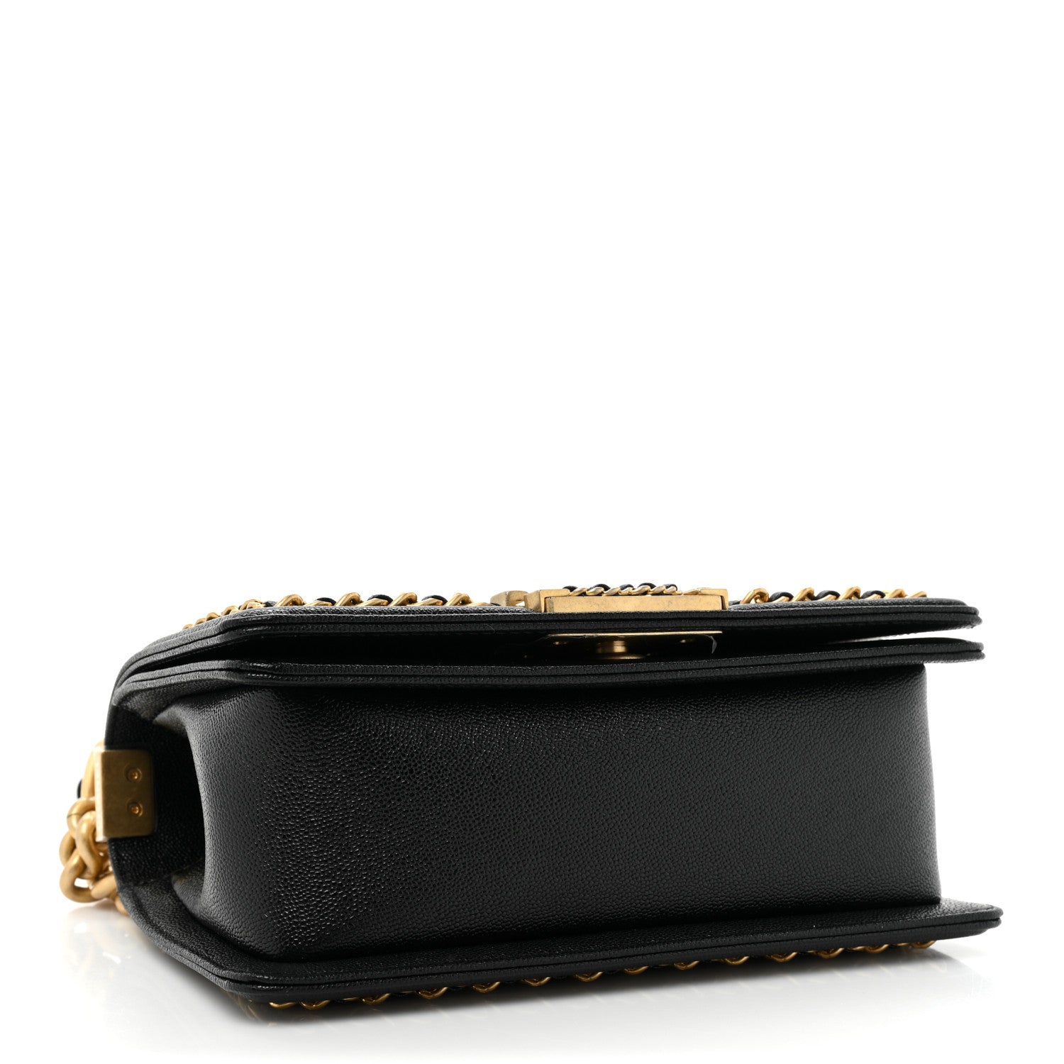 Chanel Caviar Quilted Small Chain Around Boy Flap Black 4 of 10