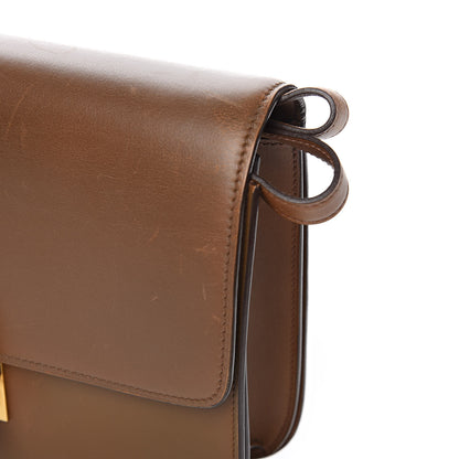 Celine Box Calfskin Medium Classic Box Flap Bag Camel 9 of 17