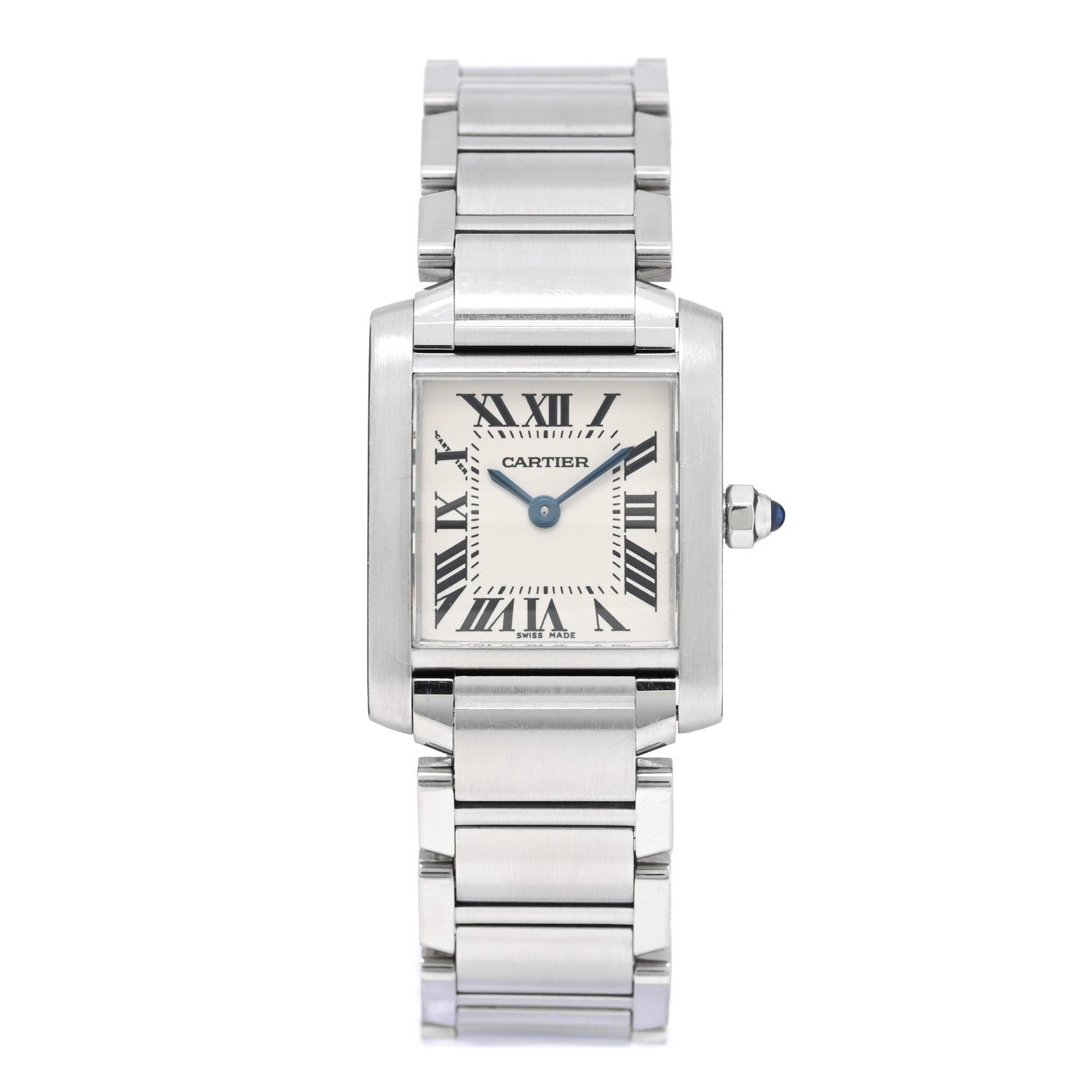 Cartier Stainless Steel 20mm Tank Francaise Quartz Watch 1 of 4