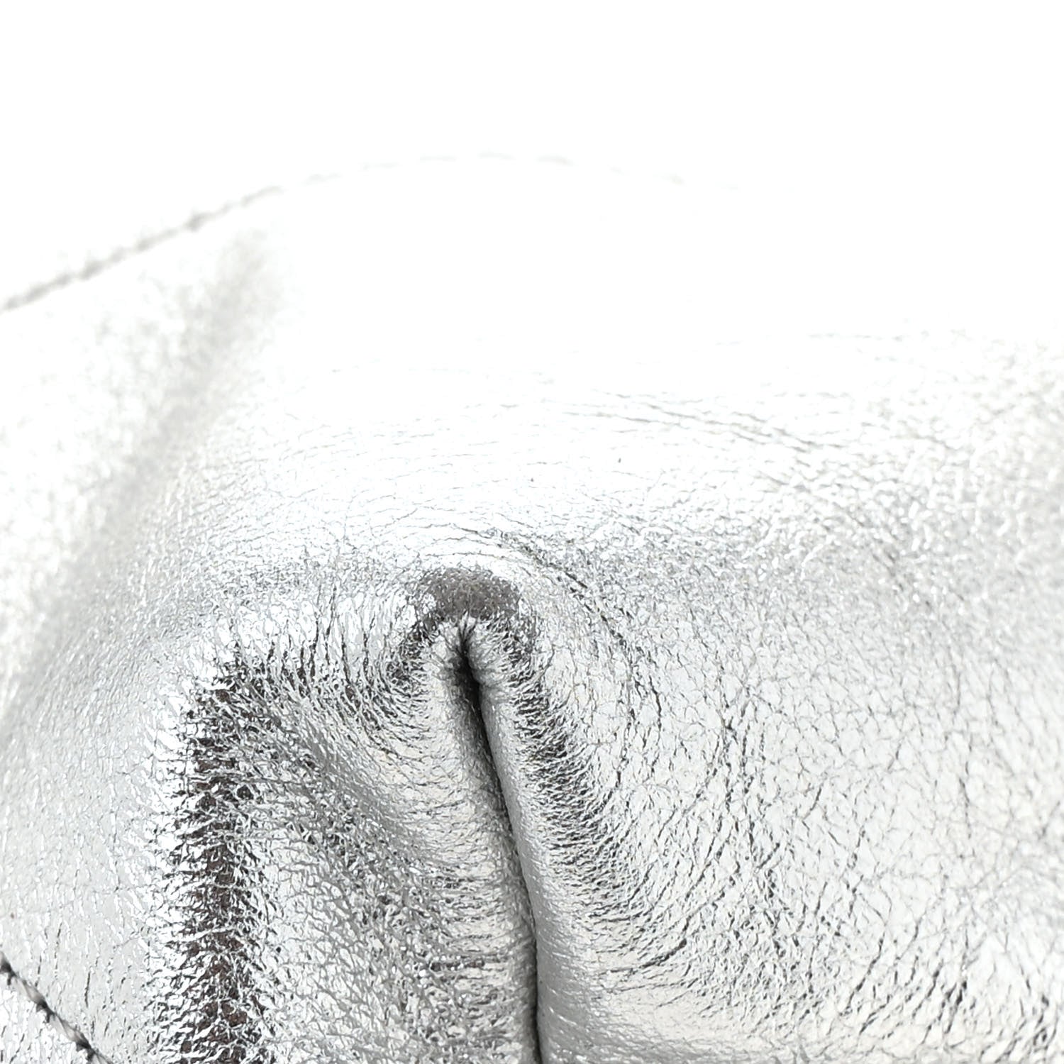 Chanel Metallic Calfskin Quilted Chanel 22 Silver 12 of 13