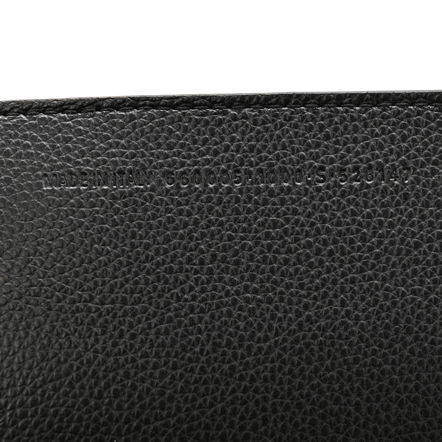 Grained Calfskin Neo Classic Black Hardware Large Top Handle Bag Black