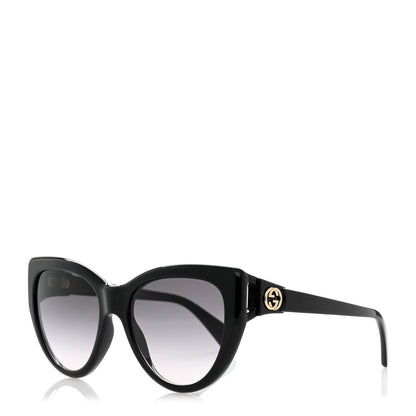 Gucci Acetate Cat Eye Sunglasses GG0877S Black 1 of 8