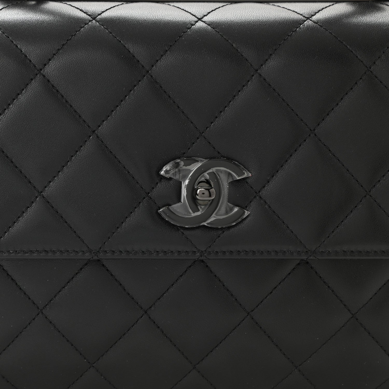 Chanel Lambskin Quilted Medium Trendy CC Flap Dual Handle Bag So Black 8 of 10