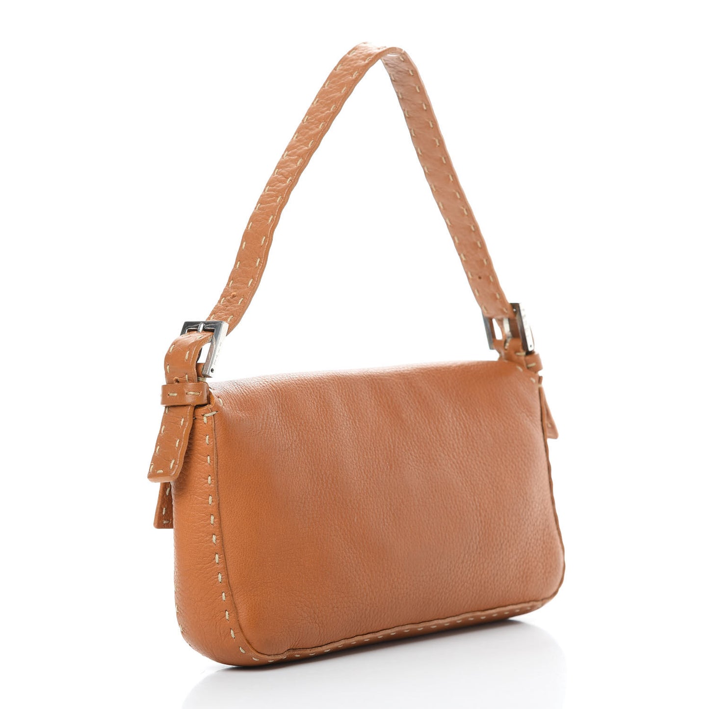 Calfskin Romano Selleria Baguette Brown