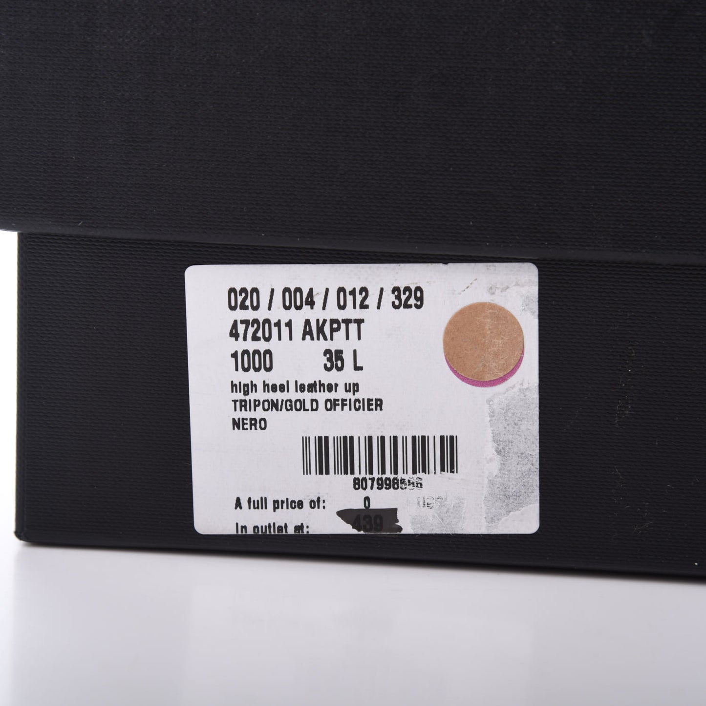 Calfskin Opyum 110 Pumps 35 Black Gold