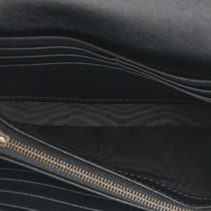 Gucci Wonka Grain Calfskin Diana Chain Wallet Black 8 of 12