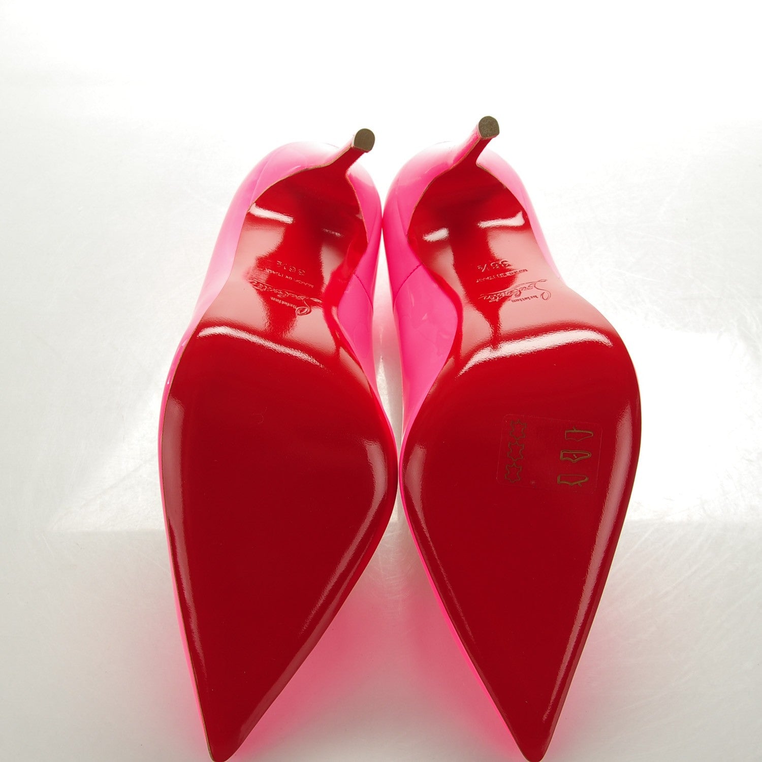 Christian Louboutin Patent So Kate 120 Pumps 36.5 Shocking Pink 5 of 8