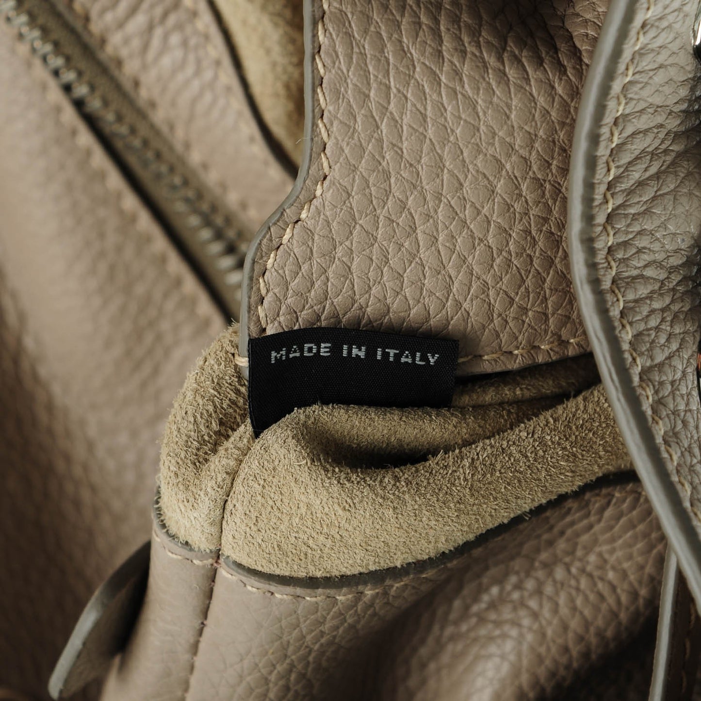 Vitello Daino Cinch Backpack Pomice