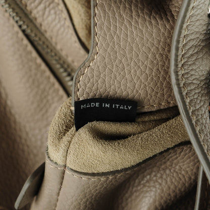 Prada Vitello Daino Cinch Backpack Pomice 7 of 7