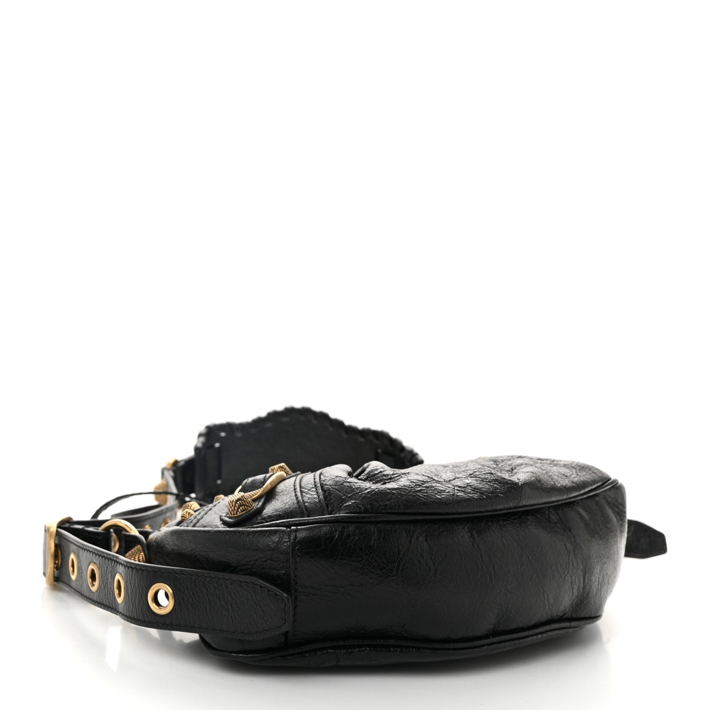 Agneau Arena Le Cagole Shoulder Bag XS Black