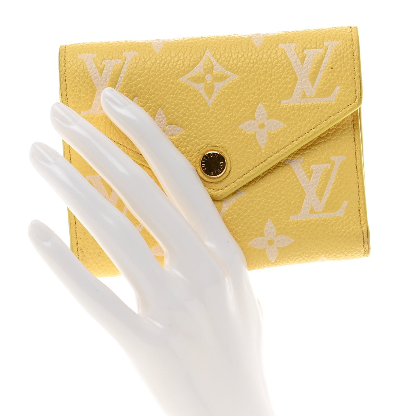 Empreinte Monogram Victorine Wallet Lemon Curd